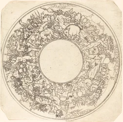 Bacchus sur un âne