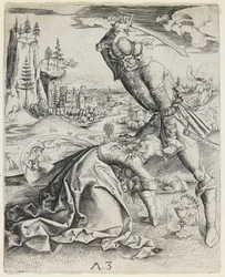 Décapitation de Sainte Barbe, vers 1501