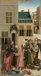 Les Sept Œuvres de Miséricorde : Vêtir les nus, 1504