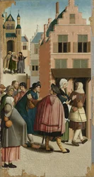 Les sept œuvres de miséricorde : abriter le voyageur, 1504