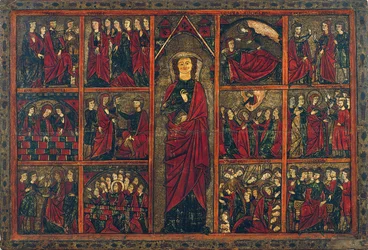 Sainte Ursule avec des scènes de sa vie