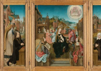 Triptyque avec la Vierge et l