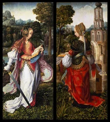 Saintes Catherine et Barbara