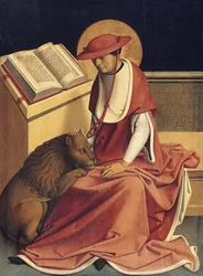 Saint Jérôme en cardinal