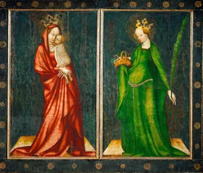 Deux panneaux extérieurs d
