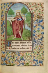 Saint Jean Baptiste désignant l