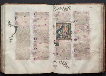 Le Missel de Gotha: Fol. 109v, Texte, vers 1375