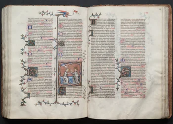 Le Missel de Gotha : Fol. 120r, Texte, c. 1375