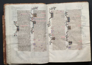 Le Missel de Gotha : Fol. 12r, Texte, vers 1375