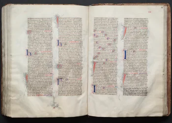 Le Missel de Gotha : Fol. 130v, Texte, vers 1375