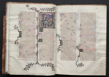 Le Missel de Gotha : Fol. 18r, Texte, vers 1375