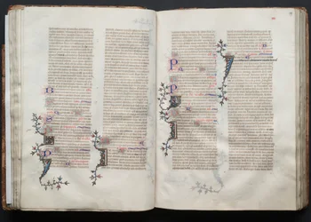 Le Missel de Gotha : Fol. 38v, Texte, vers 1375