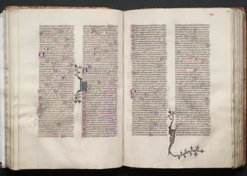 Le Missel de Gotha : Fol. 53v, Texte, vers 1375