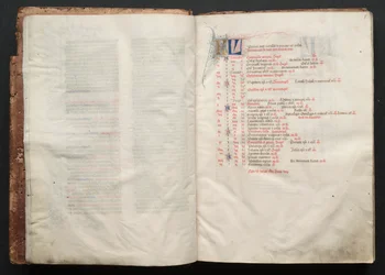 Le Missel de Gotha : Fol. 5r, Texte, vers 1375