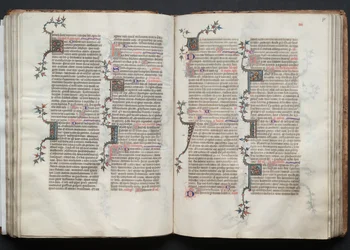 Le Missel de Gotha: Fol. 74v, Texte, vers 1375