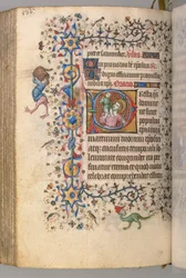 Heures de Charles le Noble, roi de Navarre (1361-1425) : fol. 277v, Saint-Christophe