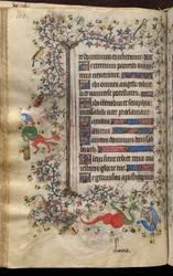 Heures de Charles le Noble, roi de Navarre (1361-1425) : fol. 52v, Texte