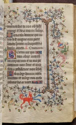 Heures de Charles le Noble, roi de Navarre (1361-1425) : fol. 68r, Texte