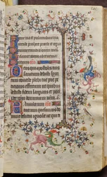 Heures de Charles le Noble, roi de Navarre (1361-1425) : fol. 73r, Texte