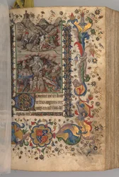 Heures de Charles le Noble, roi de Navarre 1361-1425 : fol. 101r, Texte, vers 1405