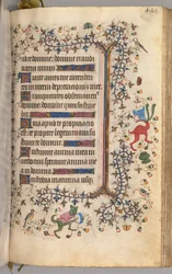 Heures de Charles le Noble, Roi de Navarre 1361-1425 : fol. 205r, Texte, vers 1405