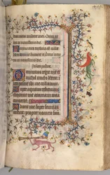 Heures de Charles le Noble, Roi de Navarre 1361-1425 : fol. 219r, Texte, c. 1405