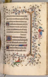 Heures de Charles le Noble, Roi de Navarre 1361-1425 : fol. 228r, Texte