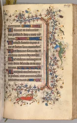Heures de Charles le Noble, Roi de Navarre 1361-1425 : fol. 229r, Texte, vers 1405