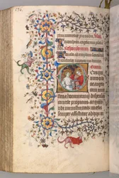 Heures de Charles le Noble, Roi de Navarre 1361-1425 : fol. 262v, Texte, vers 1405