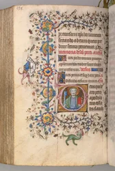Heures de Charles le Noble, roi de Navarre 1361-1425: fol. 263r, Saint Pierre