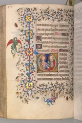 Heures de Charles le Noble, roi de Navarre 1361-1425, fol. 269v, SS. Simon et Judas, c. 1405