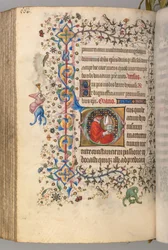 Heures de Charles le Noble, roi de Navarre 1361-1425, fol. 276v, Saint Denis, vers 1405