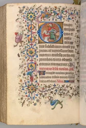 Heures de Charles le Noble, roi de Navarre 1361-1425, fol. 285v, Saint Martin, vers 1405