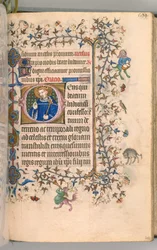 Heures de Charles le Noble, roi de Navarre 1361-1425, fol. 291v, Saint-Louis, vers 1405