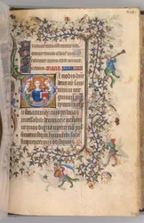 Heures de Charles le Noble, roi de Navarre 1361-1425, fol. 303r, Les Vierges martyres, vers 1405