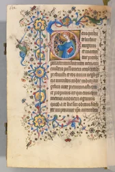 Heures de Charles le Noble, roi de Navarre 1361-1425, fol. 305v, Sainte Marthe, vers 1405