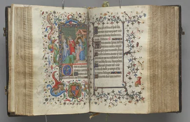 Heures de Charles le Noble, roi de Navarre 1361-1425: fol. 79r, Texte, c. 1405