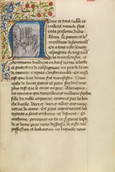 Initial A : Arrivée des navires à Constantinople