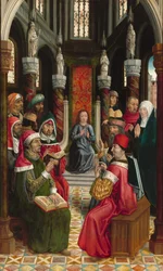 Le Christ parmi les docteurs, vers 1495-1497