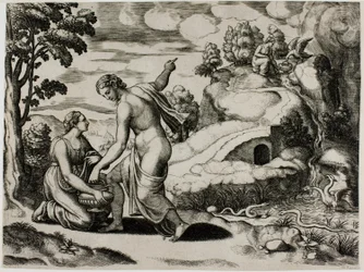 Vénus ordonnant à Psyché de chercher de l