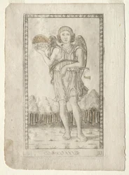 Génie du Monde (de la série Tarocchi, B: Principes Cosmiques & Vertus, #33)
