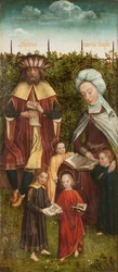 La Famille de Sainte Anne Triptyque, panneau droit