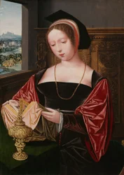 Une dame lisant (Sainte Marie-Madeleine), vers 1530