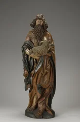 Saint Jean-Baptiste (partiellement polychromé)