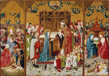 Retable avec les Sept Joies de Marie