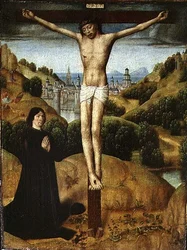 Christ en Croix avec un Donateur, fin des années 1480