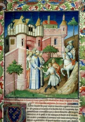 Les frères Nicolo et Matteo Polo (Nicolas et Mathieu, oncle et père de Marco Polo)