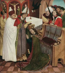 Le couronnement de saint Oswald, vers 1480-85