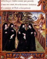 Représentation de la reine de Navarre Marguerite d