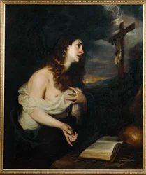 Marie Madeleine, pénitente (peinture sur toile)
